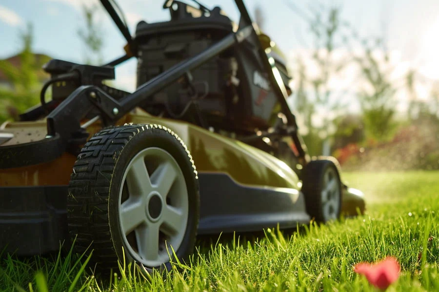 battery push lawn mower